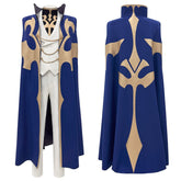 Code Geass Suzaku Kururugi Seventh Knight Uniform Cosplay Outfit - Premium Quality Anime Costume - Coscosmos